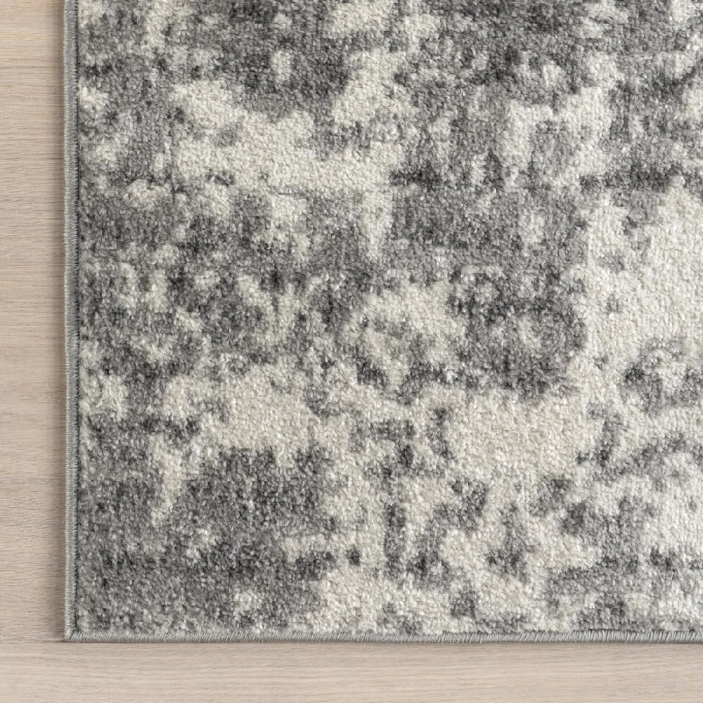Modern Gray Runner Rug - Picture 4 of 4